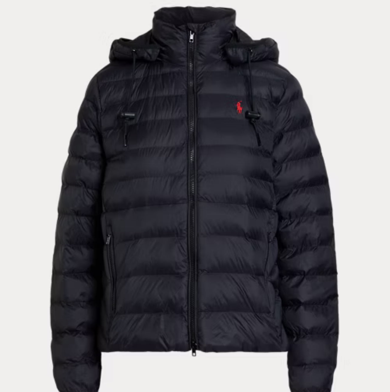 Polo Ralph Lauren Water-Resistant Packable Hooded Jacket Black
