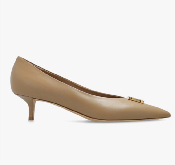 Burberry Ezra 40mm Pump Beige