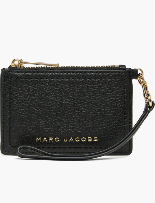 Marc Jacobs Leather Card Holder in Black