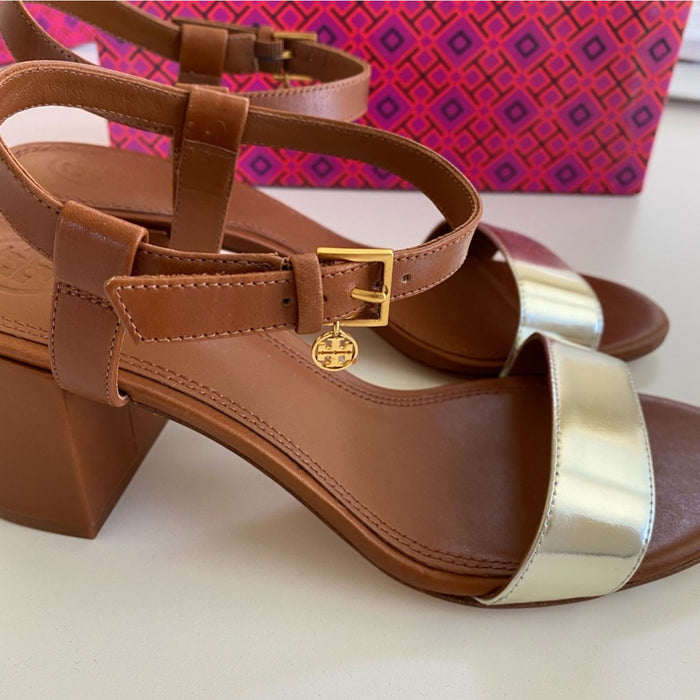 Tory Burch Laurel Leather Ankle Strap 65mm Sandal