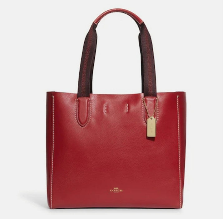 Coach Derby Tote Red