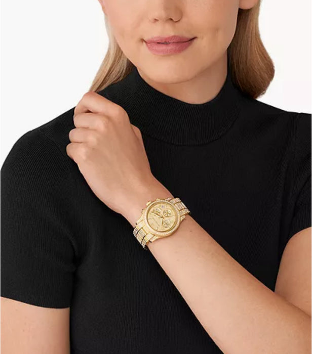 Michael Kors Everest Chronograph Gold-Tone Stainless Steel Watch (Model: MK7254)