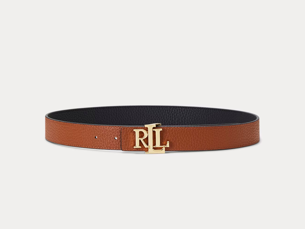 Ralph Lauren Logo Reversible Belt Black/Brown
