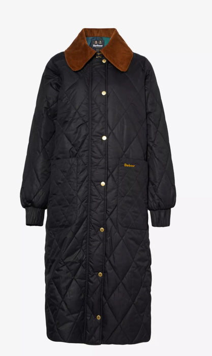 Barbour Black Marsett Quilt Jacket