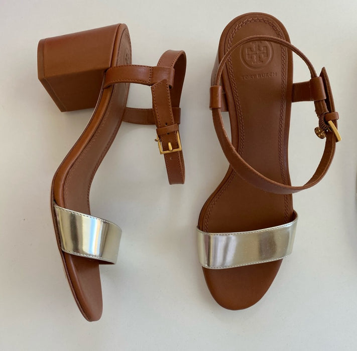 Tory Burch Laurel Leather Ankle Strap 65mm Sandal