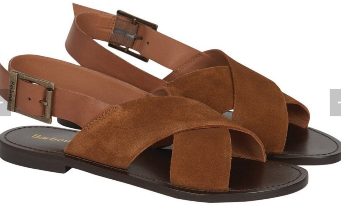 Barbour Sandal in Suede Leather