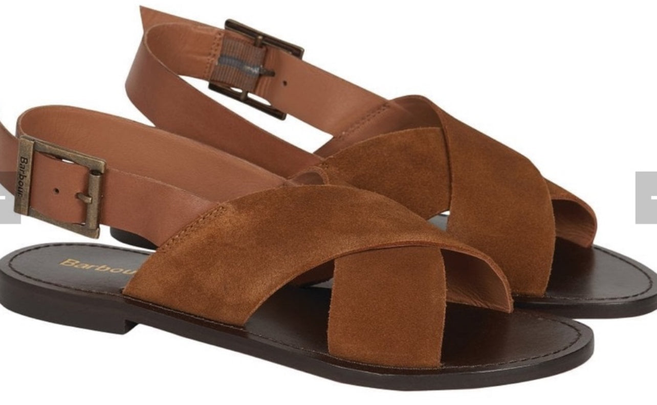 Barbour Sandal in Suede Leather