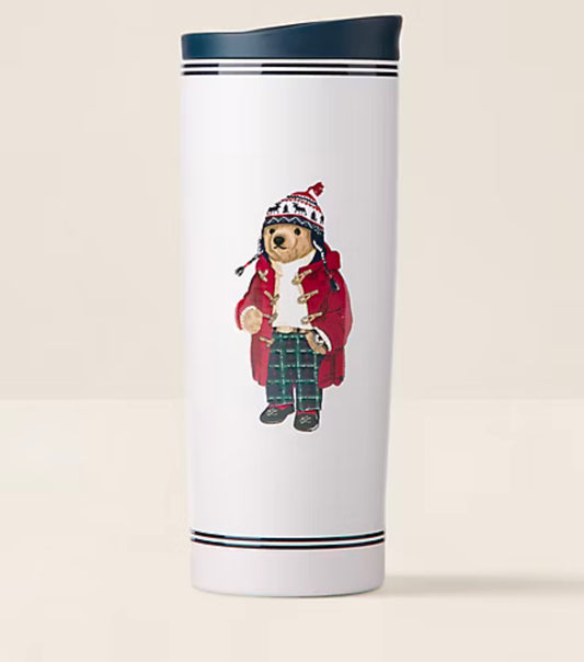 Holiday Polo Bear Tumbler