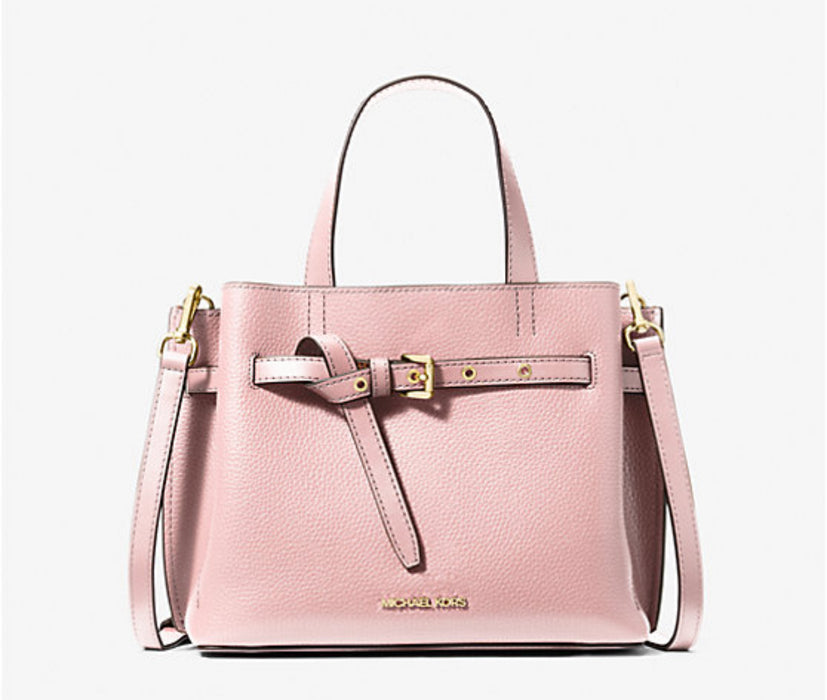 Emilia Small Pebbled Leather Satchel