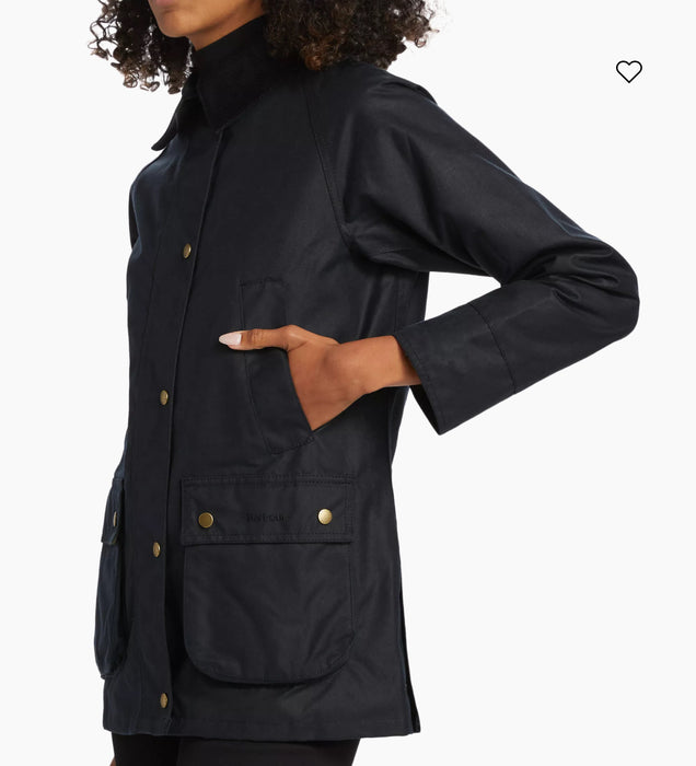 Barbour Acorn Wax Jacket Navy