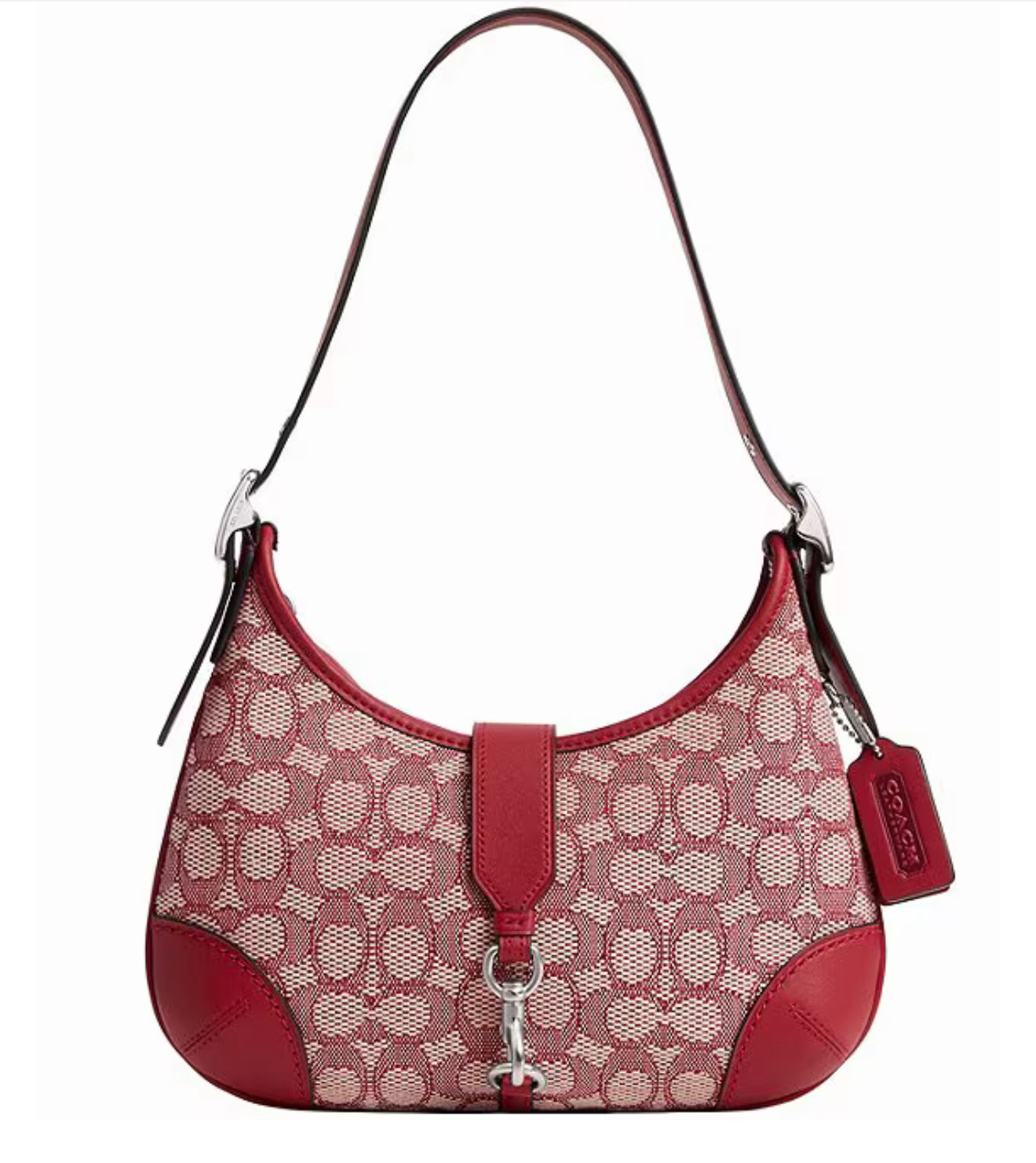 Coach Originals Hamptons Signature Jacquard Hobo Shoulder Bag