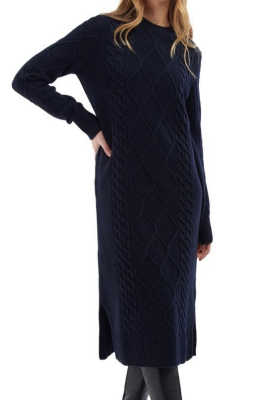 Barbour Burne Dress Navy size 38