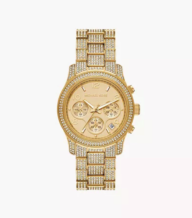 Michael Kors Everest Chronograph Gold-Tone Stainless Steel Watch (Model: MK7254)