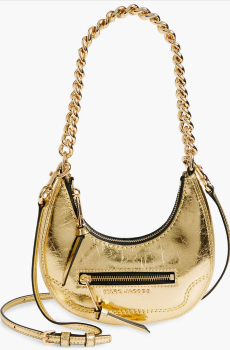 (Marc Jacobs Mini Crescent Bag Gold