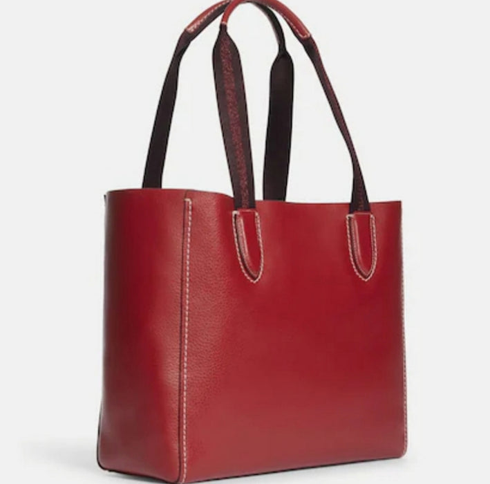 Coach Derby Tote Red