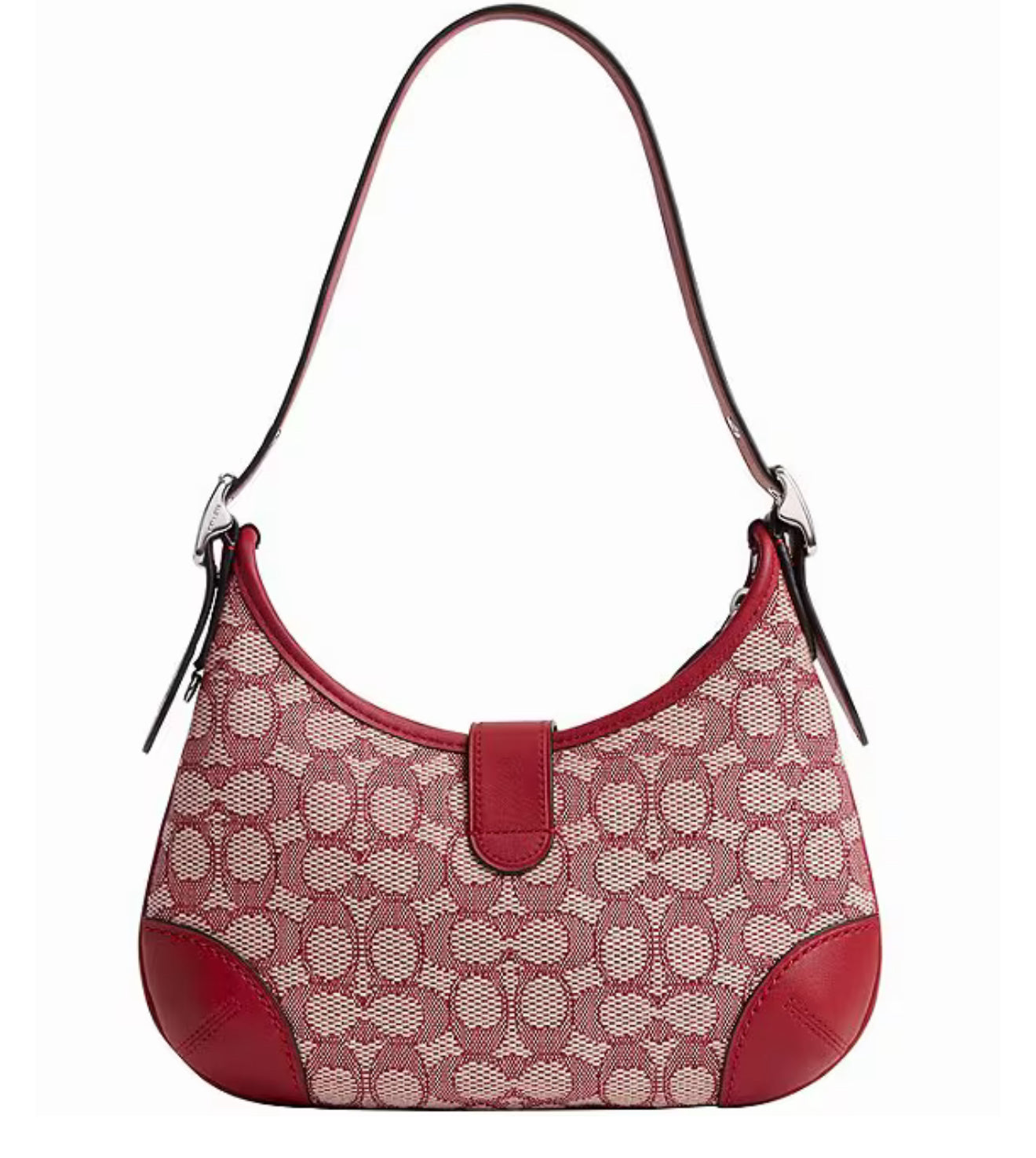 Coach Originals Hamptons Signature Jacquard Hobo Shoulder Bag