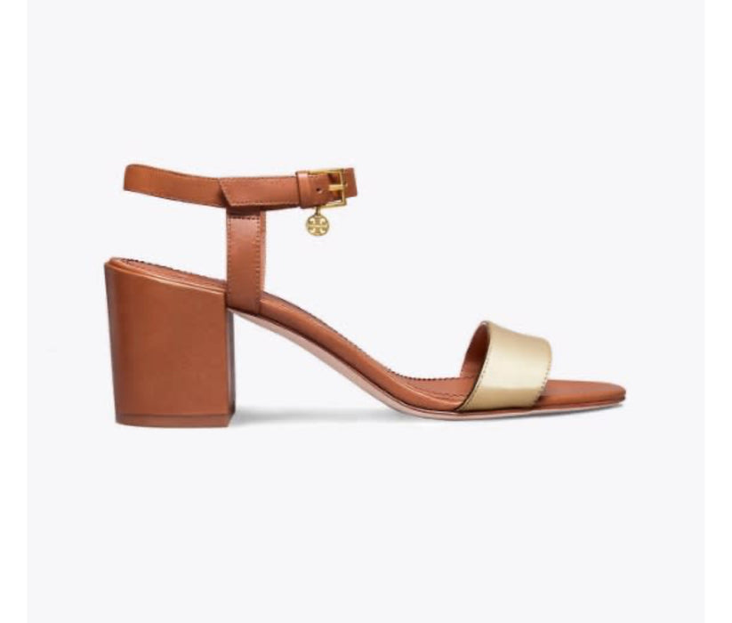 Tory Burch Laurel Leather Ankle Strap 65mm Sandal