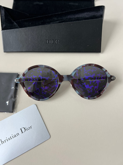 Christian Dior Umbrage MJNTY Grey Havana Round Sunglasses