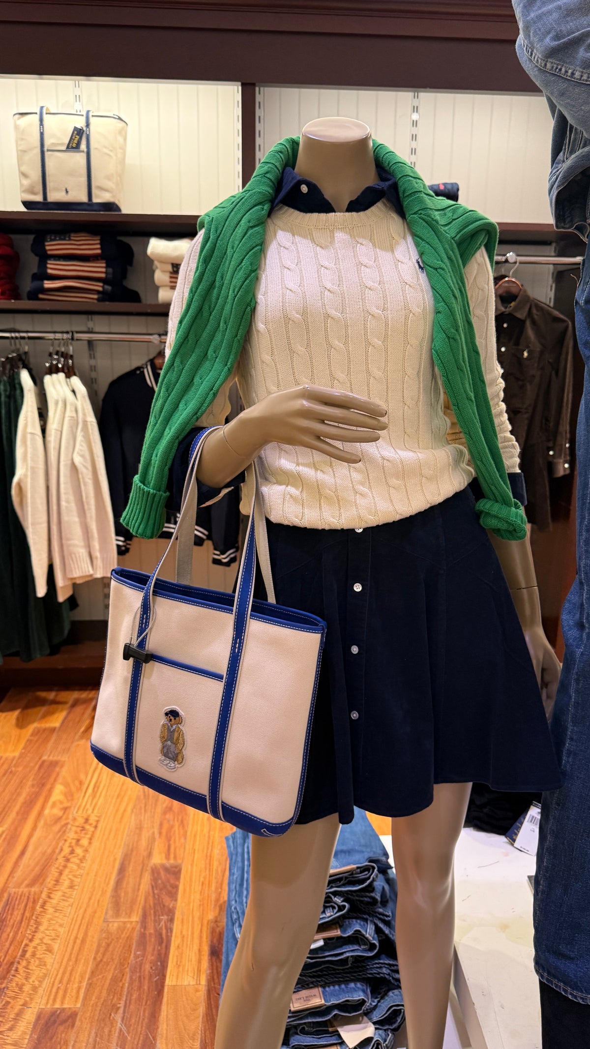 Polo Bear Small Shopper Tote Bag