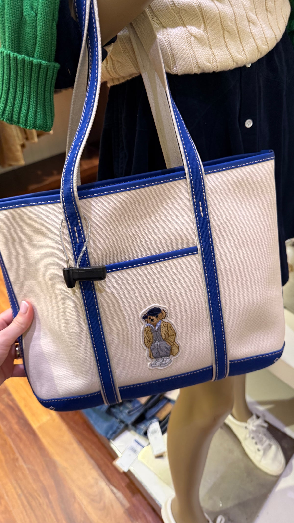 Polo Bear Small Shopper Tote Bag