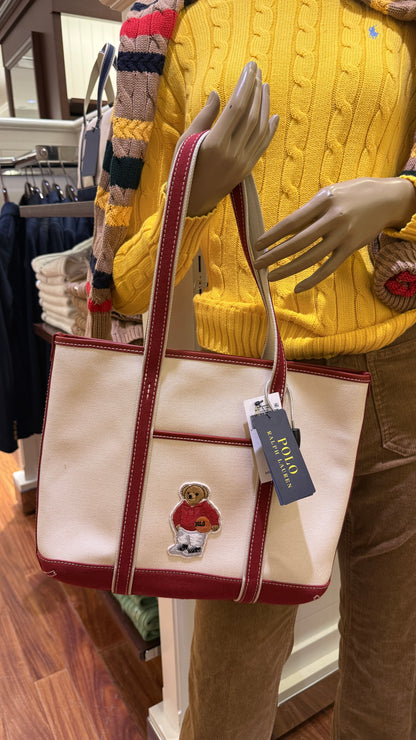 Polo Bear Small Shopper Tote Bag