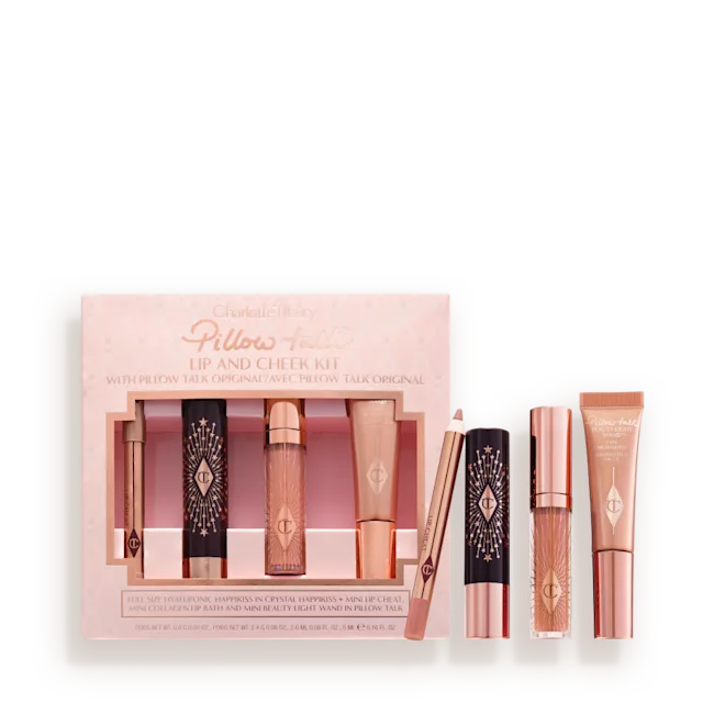 Charlotte Tilbury Pillow Talk Iconic Lip + Cheek Kit