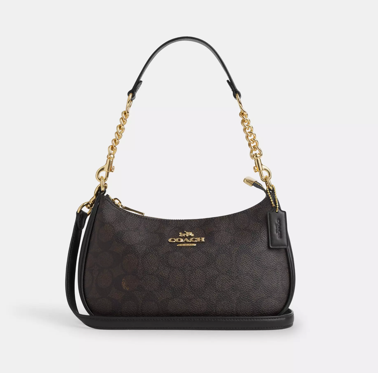 Coach Teri Shoulder Bag In Signature Canvas