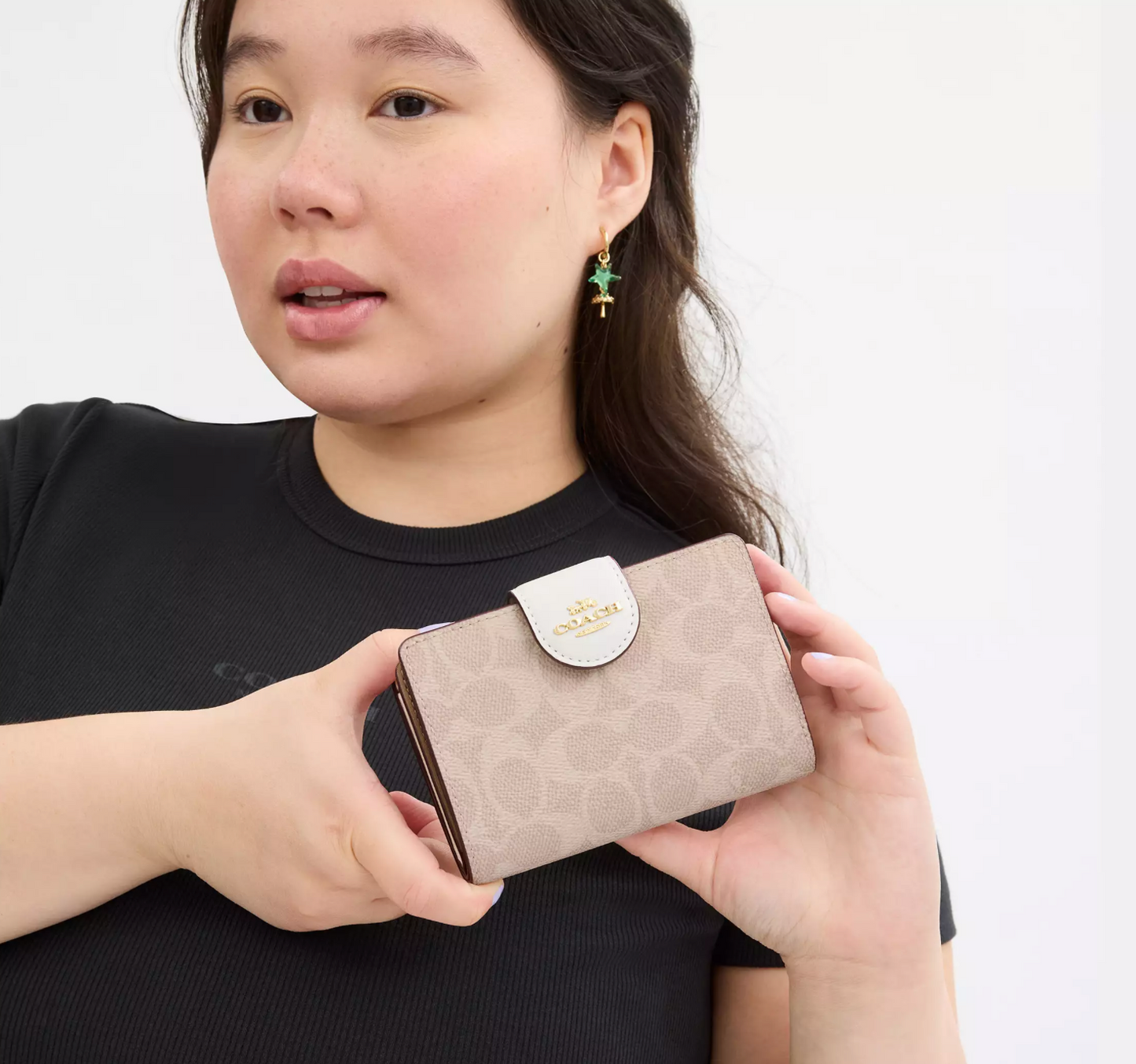 Coach Medium Corner Zip Kadın Cüzdan