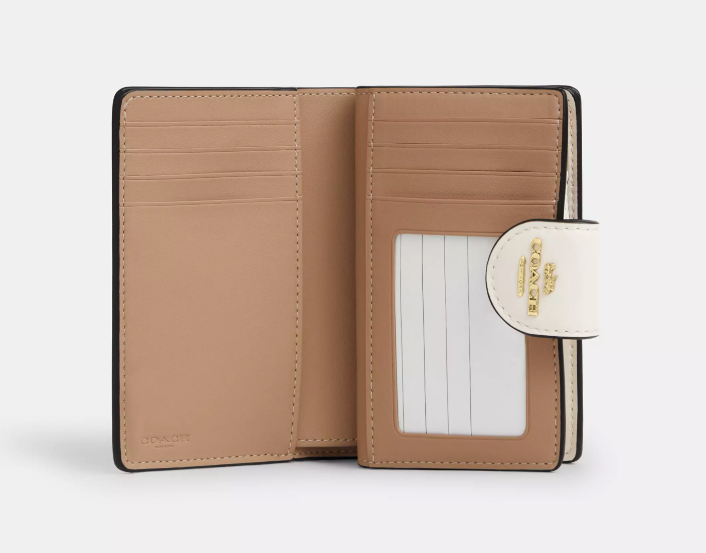 Coach Medium Corner Zip Signature Canvas Kadın Cüzdan