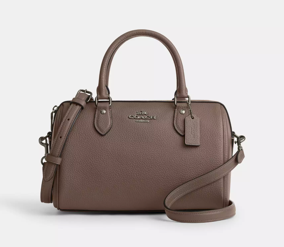 Coach Rowan Satchel Bag Kadın Deri Çanta
