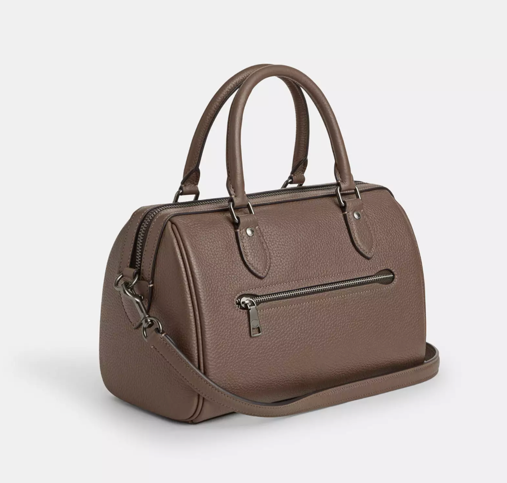 Coach Rowan Satchel Bag Kadın Deri Çanta