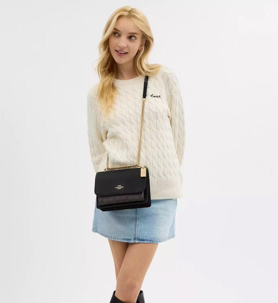 Coach Klare Crossbody Bag In Signature Canvas