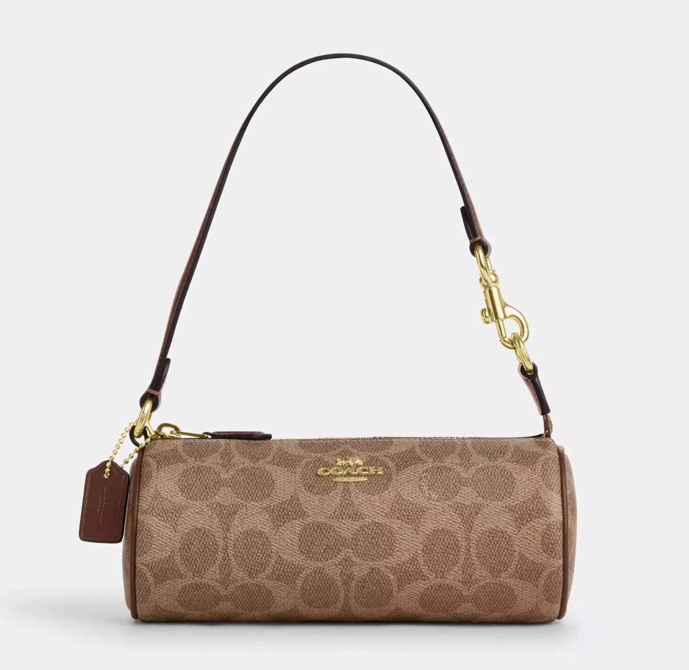Coach Nolita Barrel Bag In Signature Canvas