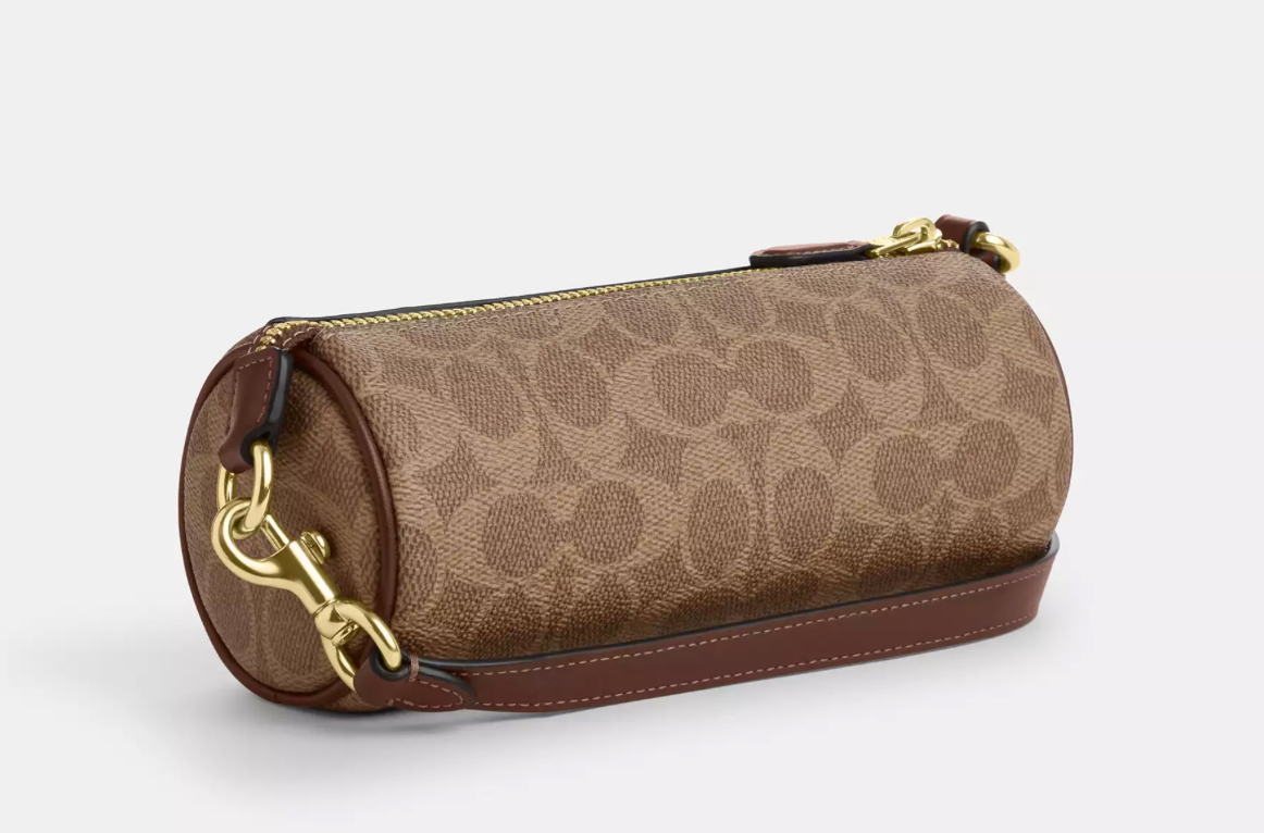 Coach Nolita Barrel Bag In Signature Canvas
