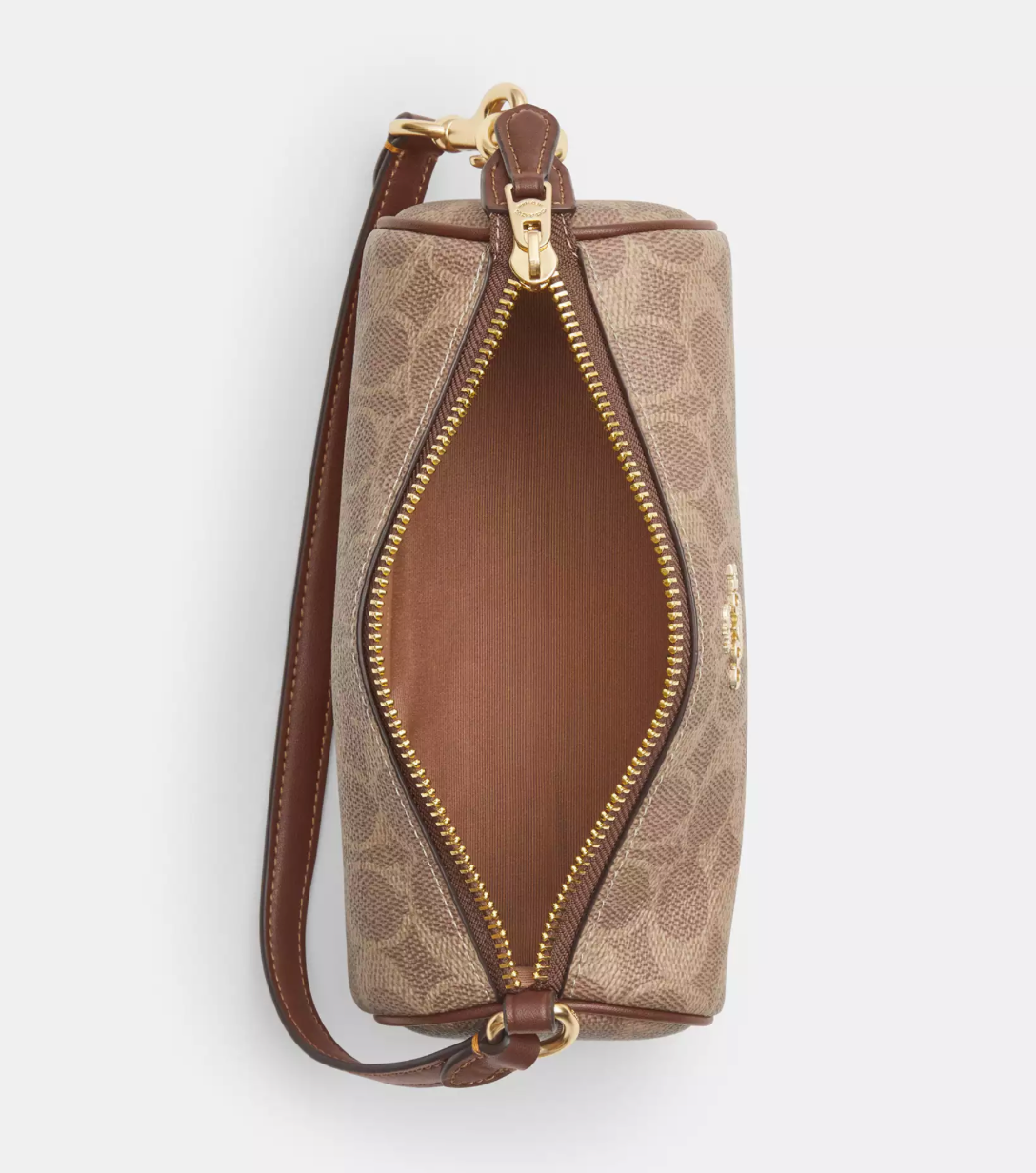 Coach Nolita Barrel Bag In Signature Canvas