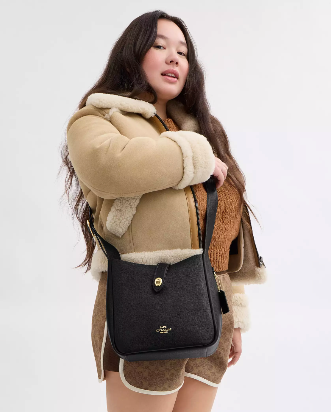 Coach Hadley Convertible Crossbody Bag Kadın Deri Çanta