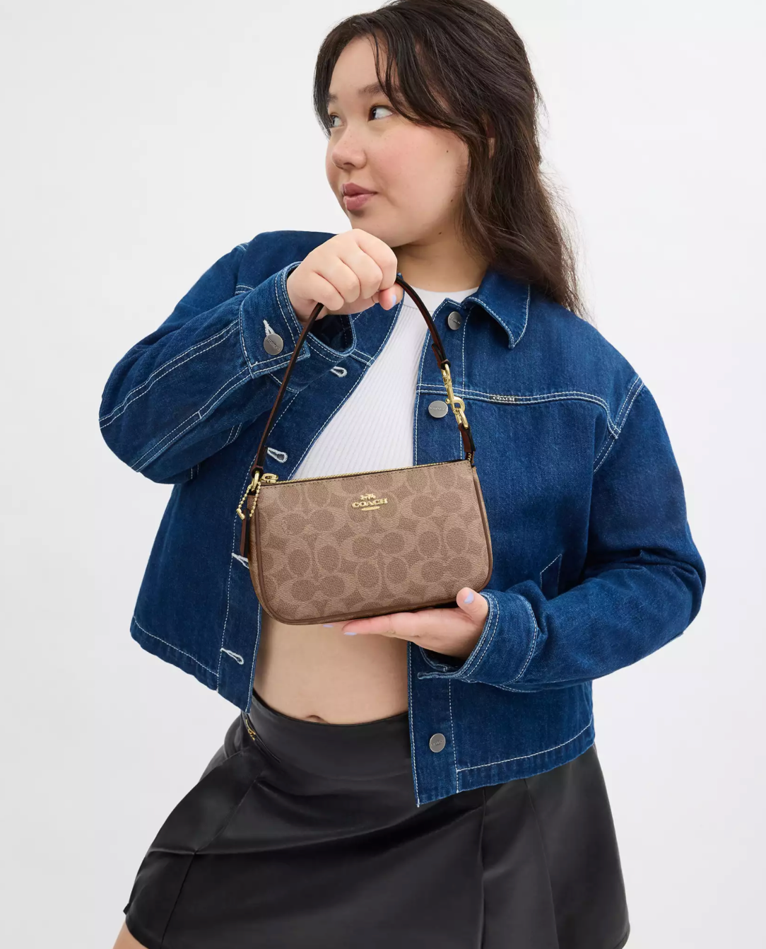 Coach Nolita 19 In Signature Canvas