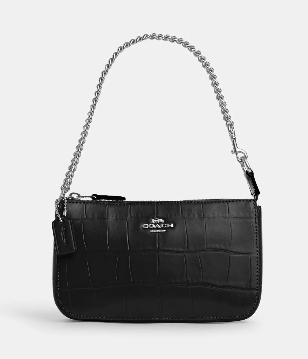 Coach Nolita 19 Embossed Crocodile - Black