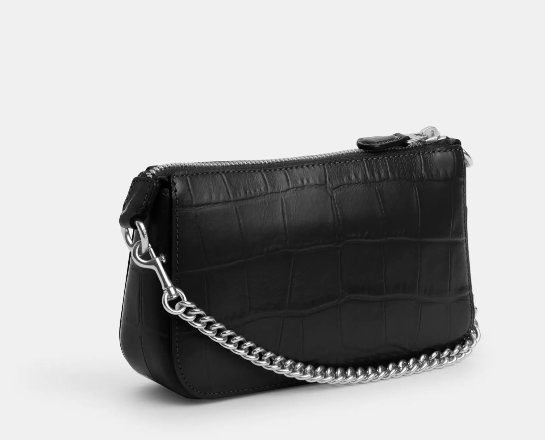 Coach Nolita 19 Embossed Crocodile - Black