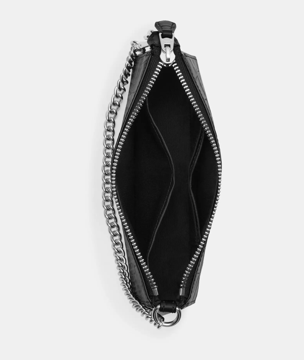 Coach Nolita 19 Embossed Crocodile - Black