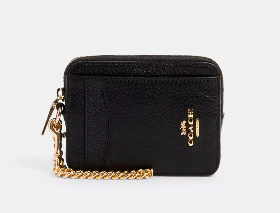 Coach Zip Card Case Kartlık