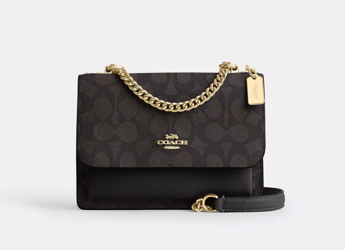 Coach Mini Klare Crossbody Bag In Signature Canvas Çanta