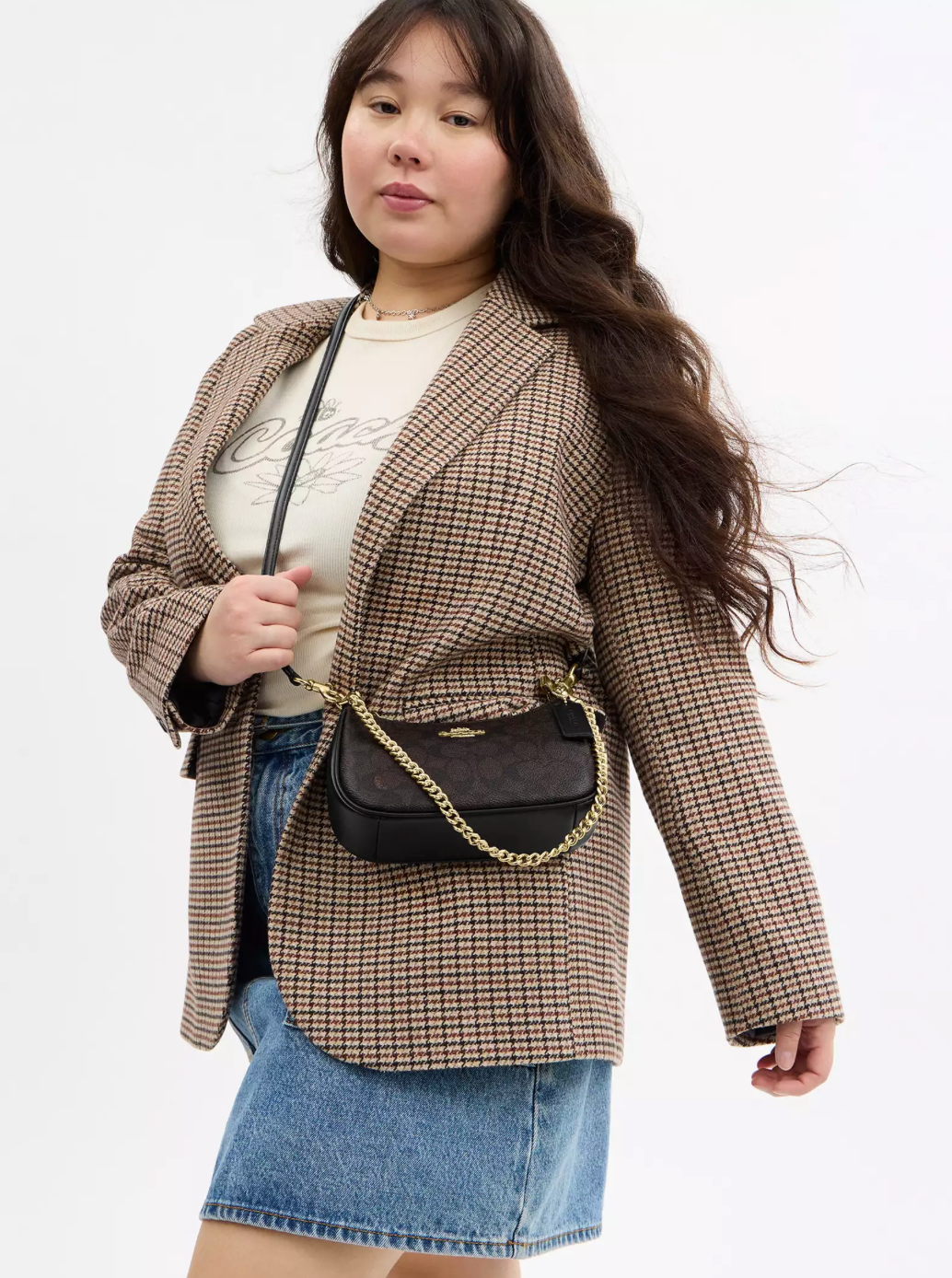 Coach Teri Mini Crossbody Bag In Signature Canvas Kadın Çanta