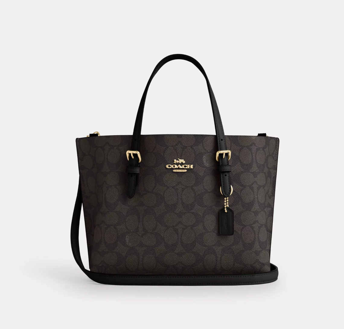 Coach Mollie Tote Bag 25 In Signature Canvas Kadın Çanta