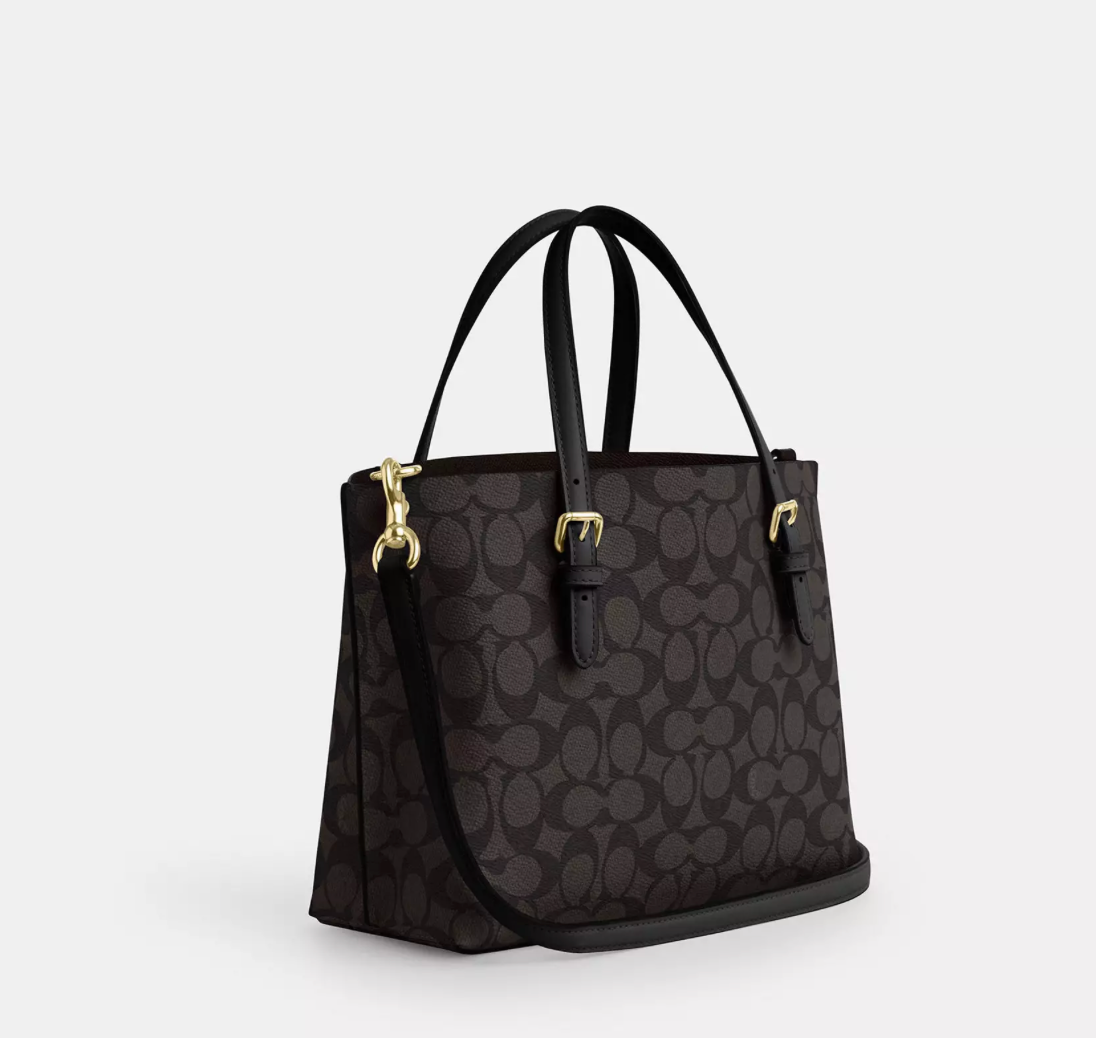 Coach Mollie Tote Bag 25 In Signature Canvas Kadın Çanta