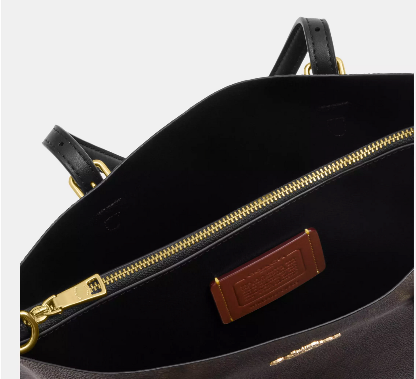 Coach Mollie Tote Bag 25 In Signature Canvas Kadın Çanta