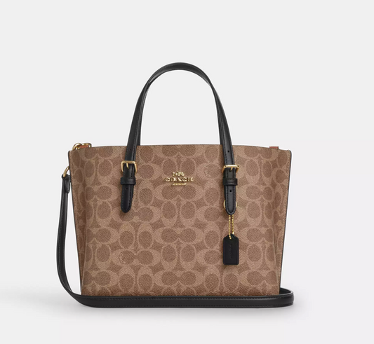 Coach Mollie Tote Bag 25 In Signature Canvas Kadın Çanta