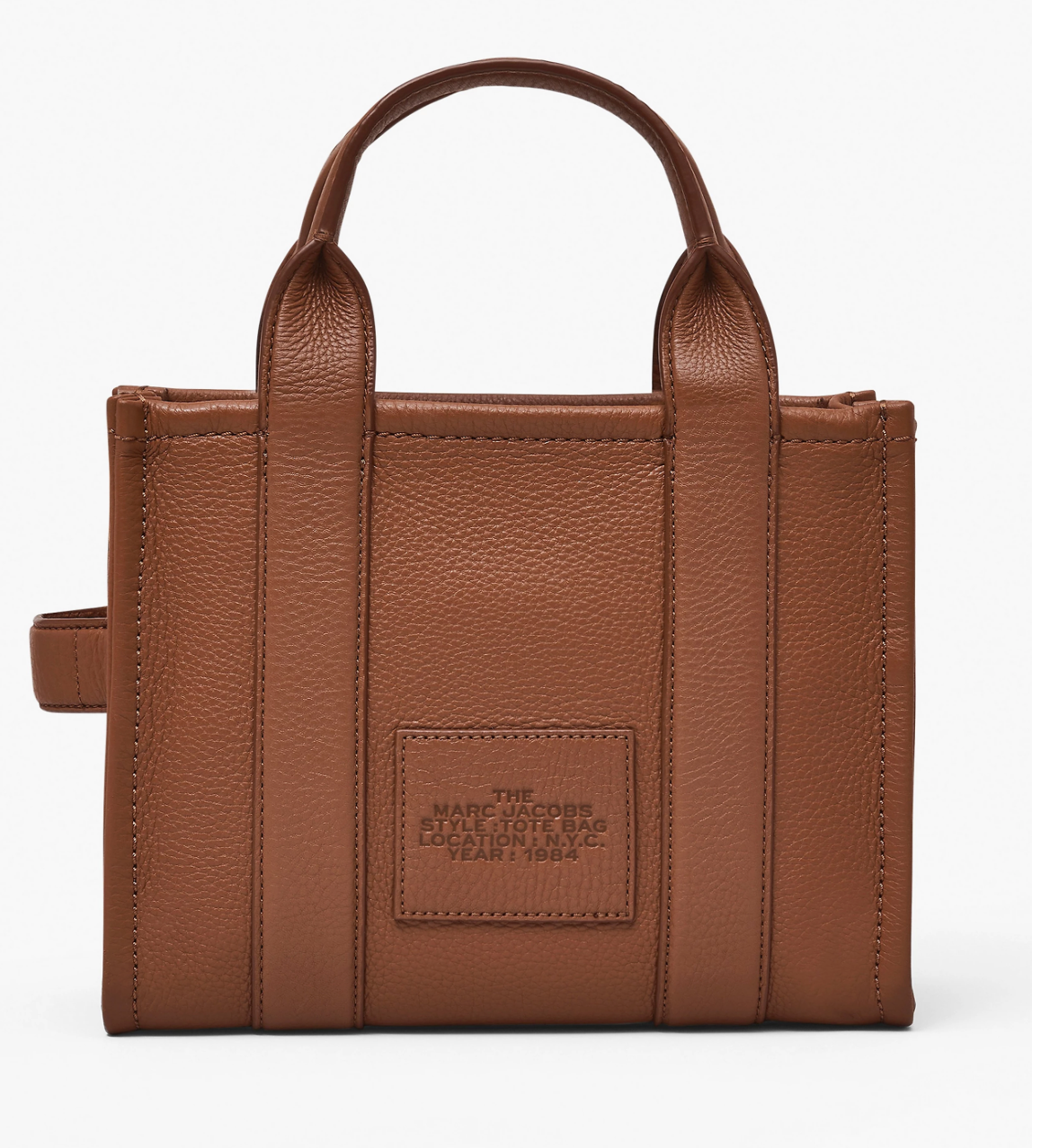 Marc Jacobs Small Leather Tote Bag Argan Oil