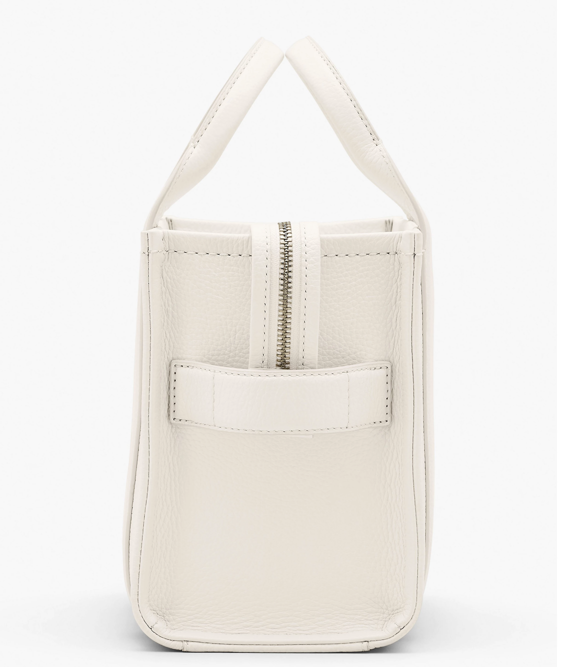 Marc Jacobs Small Leather Tote Bag Cotton/Silver