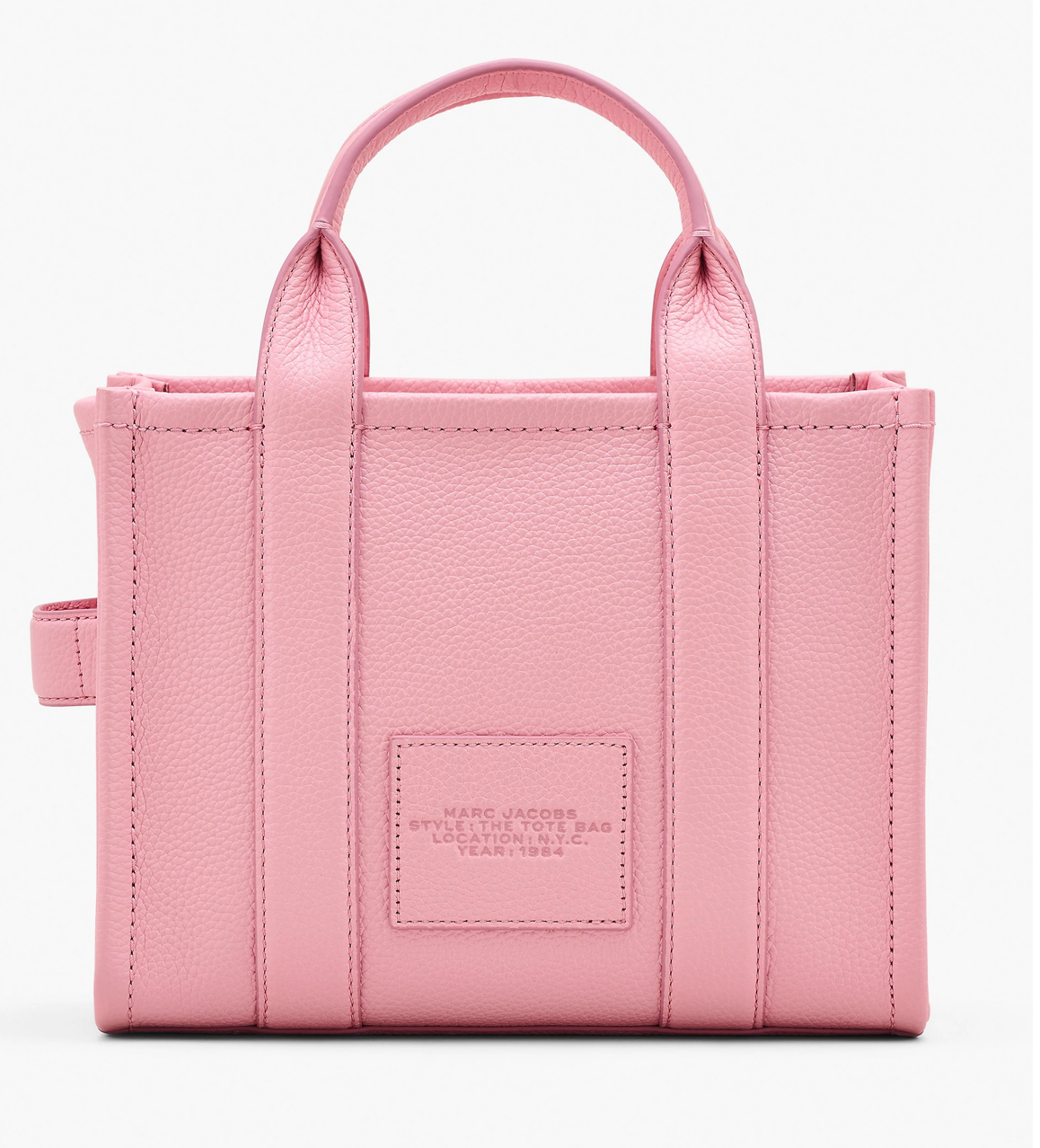 Marc Jacobs Small Leather Tote Bag Ribbon Pink